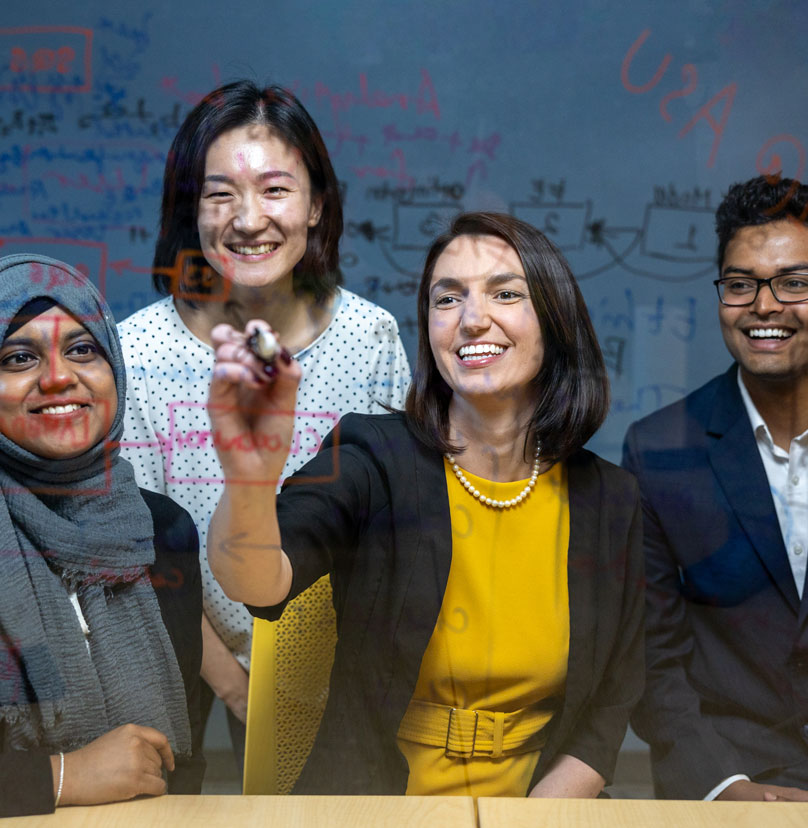 community team working on a global project